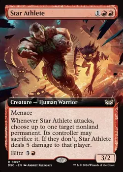 Star Athlete - Extended Art DSC NM MTG - Image 1