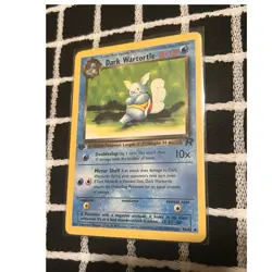 1st Edition Pokemon TCG Dark Wartortle Team Rocket 46/82 - Image 1