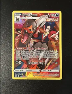 Pokemon TCG Houndoom TG10/TG30 Brilliant Stars Full Art Holo NM - Image 1