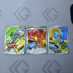Pokemon TCG First Partner Illustration Collection Series 1 Kanto GEN 1 Set NM - Image 1