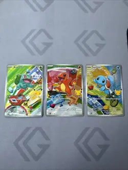 Pokemon TCG First Partner Illustration Collection Series 1 Kanto GEN 1 Set NM - Image 2