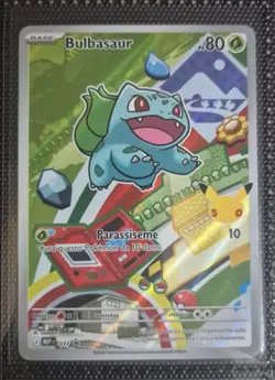 Pokemon Bulbasaur 037 Holo Promo First Partner Illustration Kanto ITA - Image 1