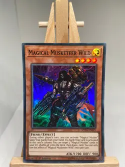 Magical Musketeer Wild - Super Rare 1st Edition SPWA-EN021 - NM - YuGiOh - Image 1