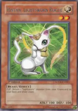 1x (NM) Rinyan, Lightsworn Rogue - SOVR-EN083 - Rare - Unlimited Edition YuGiOh - Image 1