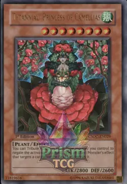 1st ed Tytannial, Princess of Camellias ultra rare CSOC-EN029 Yugioh - Image 1