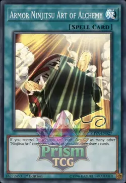 1st ed Armor Ninjitsu Art of Alchemy super rare SHVA-EN027 Yugioh - Image 1