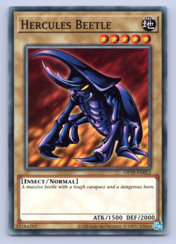 Hercules Beetle - OP19-EN012 - Common Yugioh - Image 1