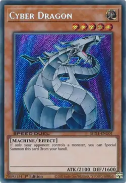 Cyber Dragon - SGX1-ENG01 - NM - Secret Rare - 1st ed - Yugioh - Image 1