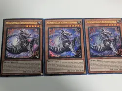 3x Ultra Rare Mementotlan Tatsunootoshigo Yugioh! Mega Pack - Image 1