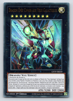 Galaxy-Eyes Cipher Blade Dragon - GFTP-FR059 - Ultra Rare - 1st Edition Yugioh F - Image 1