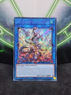 Yugioh Ritual Beast Ulti-Reirautari BLTR-EN019 Secret Rare 1st Edition NM - Image 1