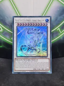 Yugioh Blue-Eyes Ultimate Spirit Dragon SDWD-EN043 Ultra Rare 1st Edition NM - Image 1