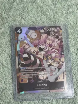 Perona OP06-093 SR Alternate Art Wings Of The Captain One Piece NM - Image 1