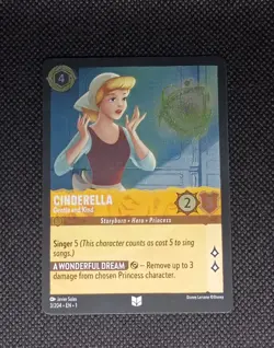 Cinderella Gentle and Kind 3/204 Cold Foil Disney Lorcana The First Chapter MINT - Image 1