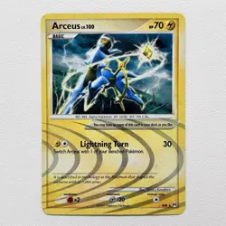 Arceus - AR6 - Platinum Arceus Holo Pokemon Card- LP - Image 1