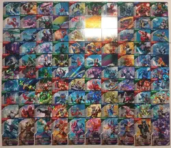 Lot of 100 Japanese Kamen Rider Battle: GANBA LEGENDS Normal & Rare Card Set - Image 1