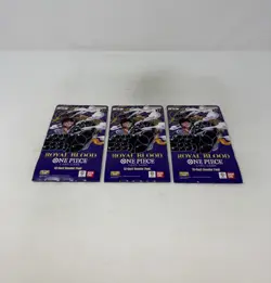 One Piece TCG English OP-10 Royal Blood 12-Card Sleeved Booster Pack Lot of 3 - Image 3