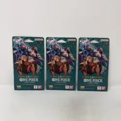 One Piece TCG English OP-08 Two Legends 12-Card Sleeved Booster Pack Lot of 3 - Image 1