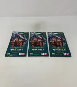 One Piece TCG English OP-08 Two Legends 12-Card Sleeved Booster Pack Lot of 3 - Image 3