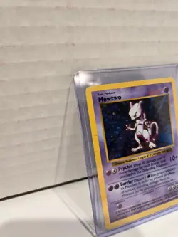 Mewtwo Holo Rare [Shadowless] 10/102 Base Set 1999 Vintage Pokemon Card MP - Image 2