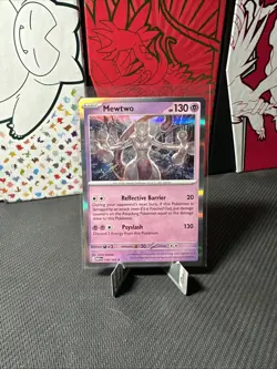 Mewtwo Holo NM 150/165 Scarlet & Violet 151 Pokemon Card - Image 1