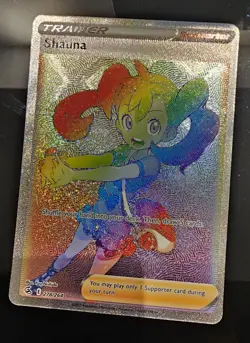 Pokemon Card - Shauna Fusion Strike 278/264 Secret Rare NM - Image 1