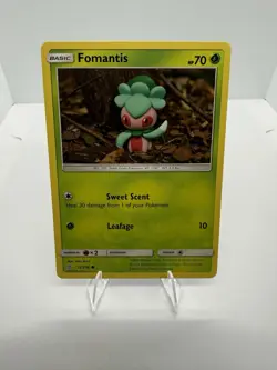 Fomantis 15/236 VLP - Yuka Morii Clay Art - Unified Minds Pokemon Card NM - Image 1