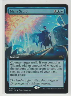 Mana Sculpt - Extended Art Foil Rare MtG Card SOS 319 - Image 1