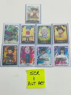 215+ HOLO Card Dragon Ball Super Fusion World Lot SCR R SR Leader Alt Art Manga - Image 2