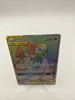Gardevoir & Sylveon Rainbow Tag Team GX 225/214 Secret Rare Card Nm - Image 5