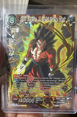 DBS Card Game SS4 Vegito, A Light in the Dark Dawn of the Z-Legends Secret Rare - Image 1