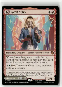 MTG Gwen Stacy / Ghost-Spider 0078 Regular Marvel's Spider-Man NM SPM - Image 1