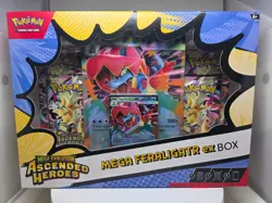 Pokemon Mega Evolution Ascended Heroes ex Lot Feraligatr Emboar Meganium Sealed - Image 4