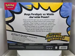 Pokemon Mega Evolution Ascended Heroes ex Lot Feraligatr Emboar Meganium Sealed - Image 5