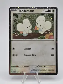 Pokemon TCG Tandemaus Pokemon Promos 167/193 Holo Promo Cosmos Holo Rare Promo - Image 2