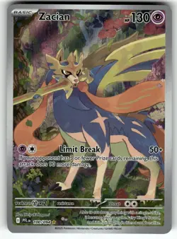 Zacian 100/094 Illustration Rare Phantasmal Flames Pokemon Near Mint - Image 1