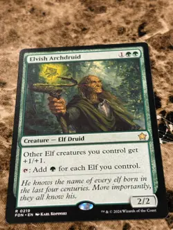 ELVISH ARCHDRUID Magic MTG Foundations - Image 1