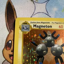 Pokemon Magneton Base Set shadowless Holo - Image 2