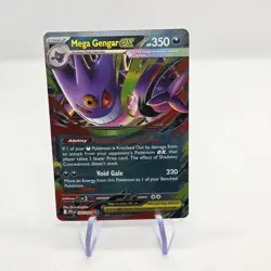 Mega Gengar EX 056/094 Phantasmal Flames Pokemon Ultra Rare Full Art Mint NM - Image 1