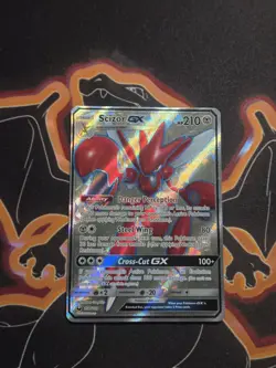 Pokemon Scizor GX 210 HP Full Art Ultra Rare 158/168 Sm-Celestial Storm Holo - Image 1