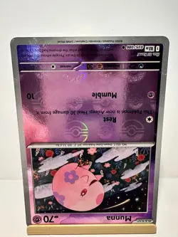 Munna (Poke Ball Pattern) 035/086 Holo Common SV: Black Bolt Pokemon Near Mint - Image 2