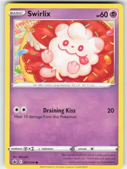 Swirlix 067/198 Common Chilling Reign Pokemon Near Mint - Image 1