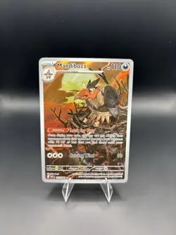 Mandibuzz 145/086 Holo Illustration Rare White Flare Pokemon Near Mint - Image 1