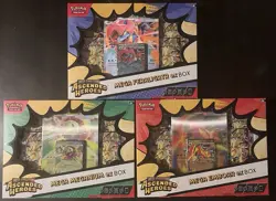 Pokemon TCG Ascended Heroes Mega ex Box Lot Set of 3 Meganium Emboar Feraligatr - Image 1