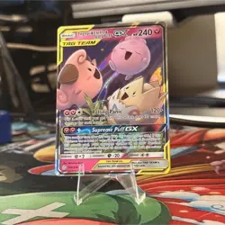 Pokemon Togepi & Cleffa & Igglybuff GX 143/236 Holo TAG TEAM 240 HP - Image 1
