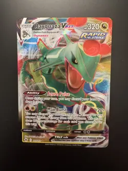 Pokemon TCG - Rayquaza VMAX 101/159 Crown Zenith Ultra Rare Full Art Holo - Image 1