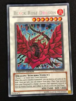 Yugioh Black Rose Dragon CT05-EN003 Secret (HP) - Image 1