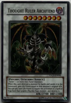 Thought Ruler Archfiend Ultra Rare The Duelist Genesis TDGS-EN044 LP - Image 1