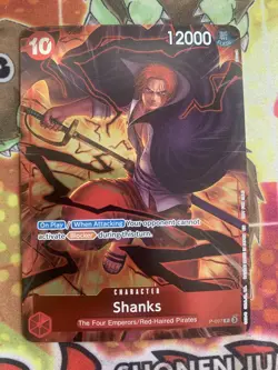 Shanks P-097 PROMO One Piece TCG Treasure Cup Event Pack Vol 8 NM - Image 1