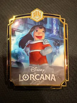 Disney Lorcana TCG Fabled League Promo: Lilo Best Explorer Ever Character Pin - Image 1